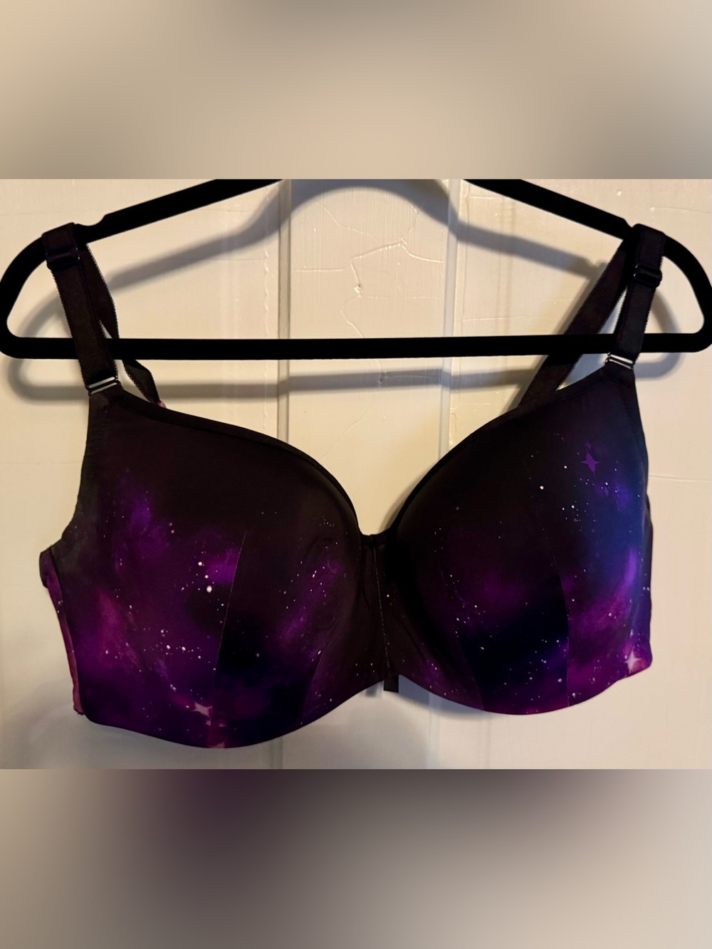 Cacique Purple Galaxy Print T-Shirt Bra